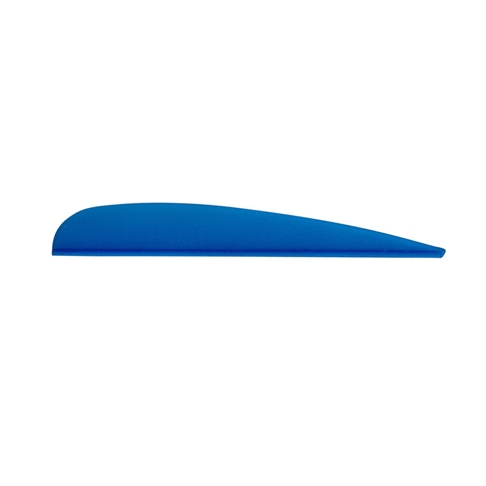 Flex-Fletch Vanes FFP No-Prep Parabolic Color: Fluor Blue / Model: FFP 250